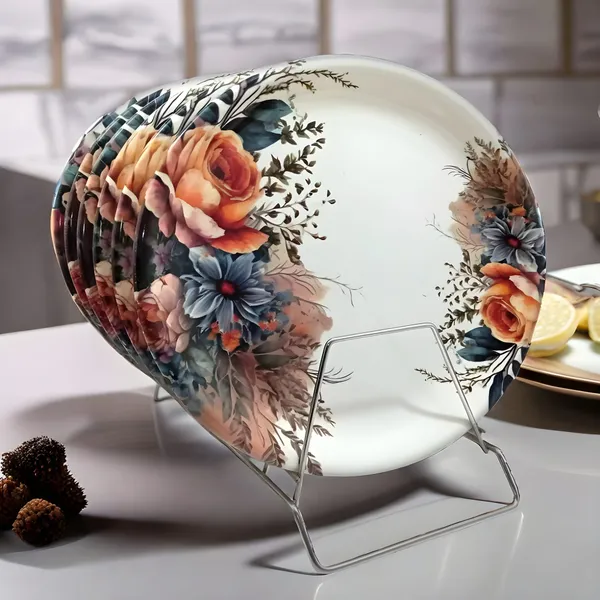 Multicolor_Melamine_Round_Full_Plate_6_Piece-Perfect_For_Kitchen_And_Dining-_Ideal_For_Snacks_And_Meals