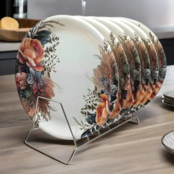 Multicolor_Melamine_Round_Full_Plate_6_Piece-Perfect_For_Kitchen_And_Dining-_Ideal_For_Snacks_And_Meals