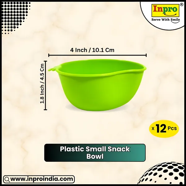 Multicolor_Plastic_Mango_Snacks_Bowls_Set_Of_12_(6_Green_&_6_Black)_Perfect_For_Serving_Snacks_And_More