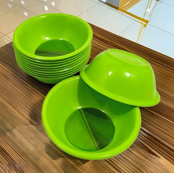 Green_Melamine_Round_Bowl_Set_Of_12_Heat-Proof,_Non-Toxic_&_Long-Lasting_Shine
