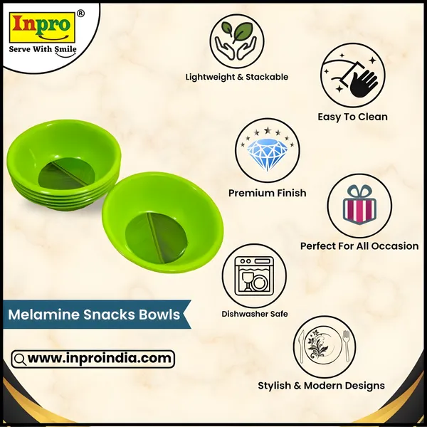 Green_Melamine_Round_Bowl_Set_Of_12_Heat-Proof,_Non-Toxic_&_Long-Lasting_Shine