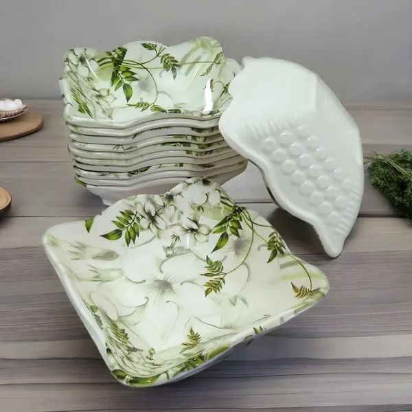 Multicolor_Printed_Melamine_Serving_Bowls_Set_Of_12_-_Perfect_For_Soups,_Salads,_Snacks_&_Side_Dishes