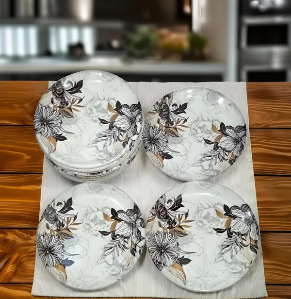 Multicolor_Melamine_Small_Round_Plate_Set_Of_12_-_Perfect_Addition_To_Your_Kitchen_Utensils