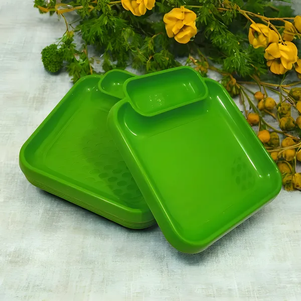 Green_Stylish_Plastic_Snacks_Platter_Set_Of_6_-_Perfect_Addition_To_Your_Kitchen_Utensils