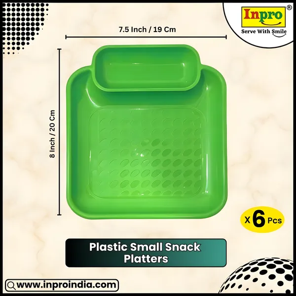Green_Stylish_Plastic_Snacks_Platter_Set_Of_6_-_Perfect_Addition_To_Your_Kitchen_Utensils