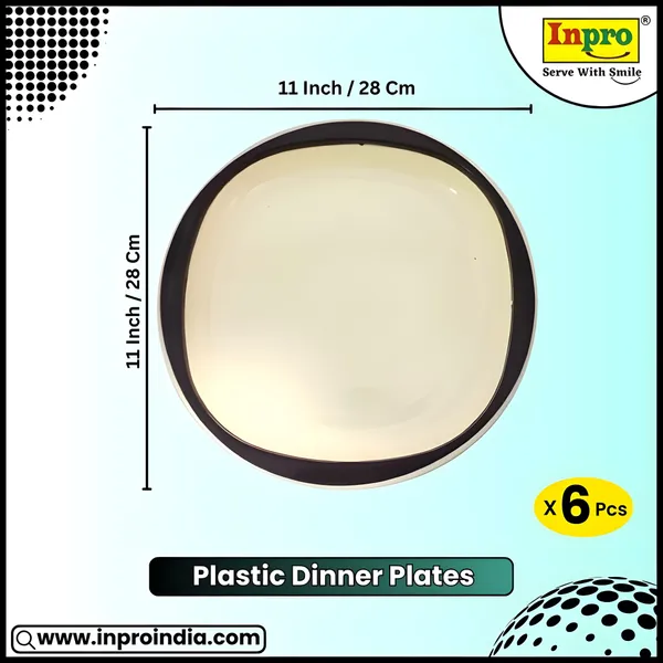 Inpro_Complete_Set_of_6_Plastic_Unbreakable_Dinner_Plates|_Ideal_for_Home,_Outdoor_&_Kids