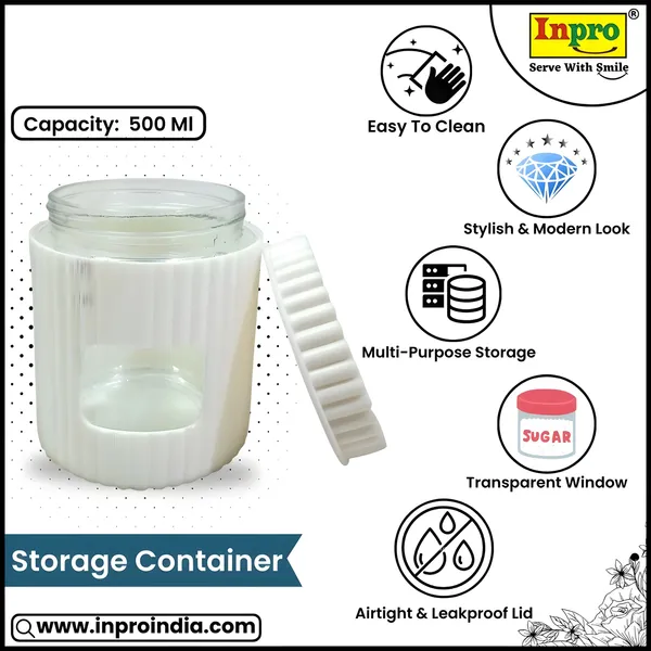 Inpro_Glass_and_Plastic_Hybrid_Storage_Jar_(Pack_Of_4)_–_Multipurpose_Container_with_Durable,_Airtight_Design_for_Food_Storage