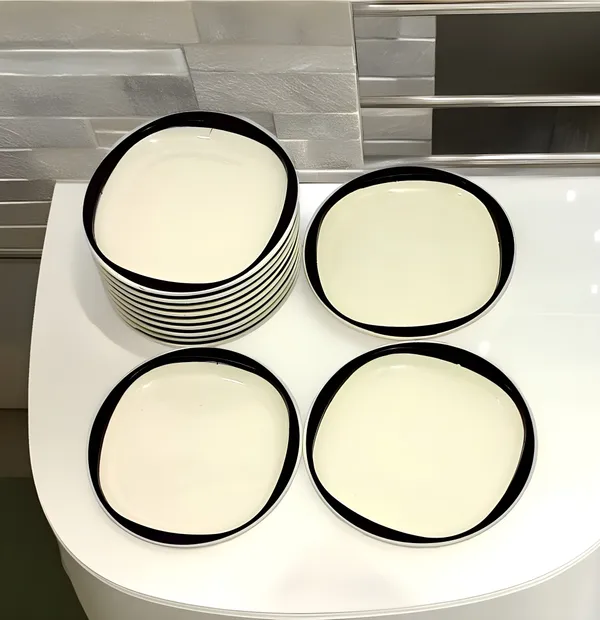 Inpro_Plastic_Unbreakable_Half_Plates_–_Pack_of_12_|_Lightweight_Snack_&_Starter_Plates