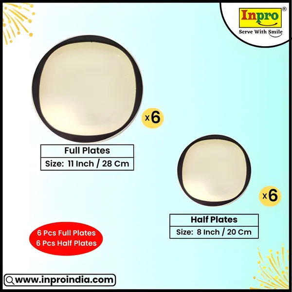 Inpro_Unbreakable_Plastic_6_Dinner_Plate_&_6_Half_Plate_Set_–Plastic_Dinnerware_Plate_Combo