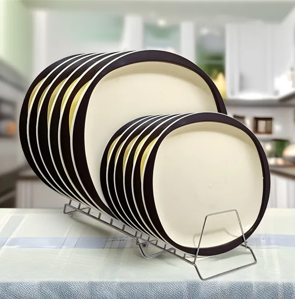 Inpro_Unbreakable_Plastic_6_Dinner_Plate_&_6_Half_Plate_Set_–Plastic_Dinnerware_Plate_Combo