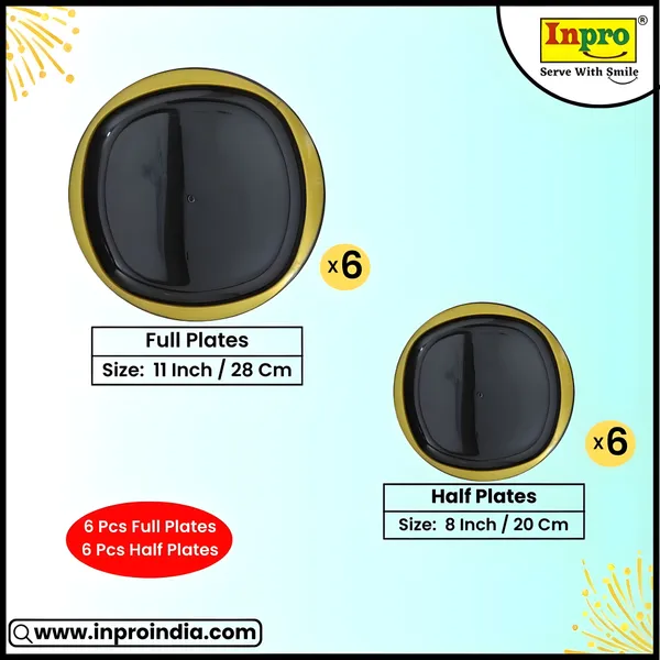Inpro_Unbreakable_Plastic_Plate_Set_(6_Full_Plate_&_6_Half_Plate)_–_Dinner_Plates_&_Half_Plates_Combo