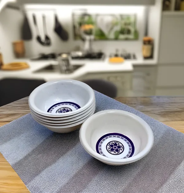 Multicolor_Melamine_Dining_Bowl_Set_Of_6_-_Ideal_For_Serving_Rice,_Soups,_Snacks_&_More