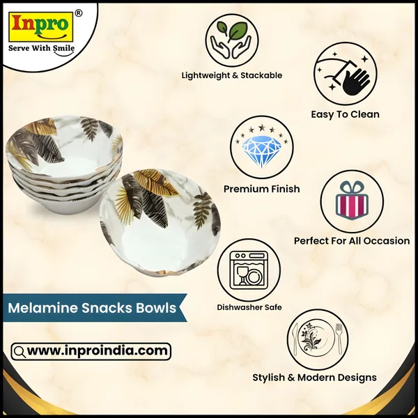 Multicolor_Elegant_Melamine_Dining_Bowl_Set_Of_12_-_Good_Finish_For_Daily_Meals_&_Special_Occasions