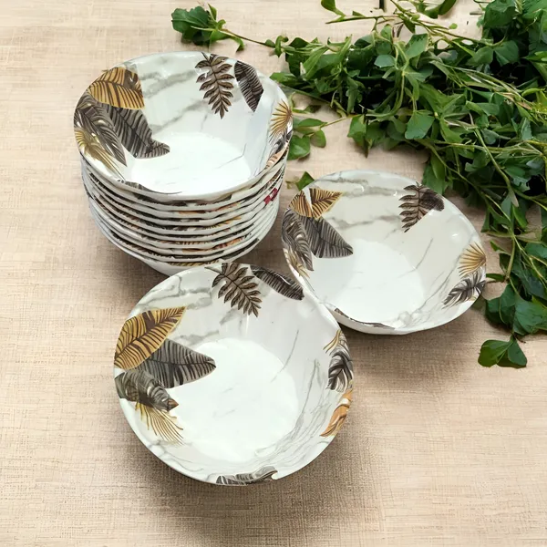 Multicolor_Elegant_Melamine_Dining_Bowl_Set_Of_12_-_Good_Finish_For_Daily_Meals_&_Special_Occasions