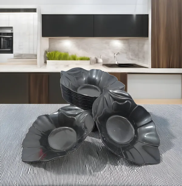 Grey_Stylish_Plastic_Platter_Set_Of_12_-_Perfect_For_Dinner_Parties_And_Entertaining