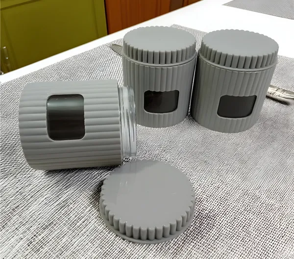 Grey_Eco-Friendly_Glass_Jar_With_Protective_Polypropylene_Outer_Shell_(Pack_Of_3)_Leak-Proof_And_Reusable_Food_Storage_Container