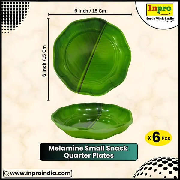 Green_Round_Melamine_Small_Snacks_Plates_Set_Of_6_-_Perfect_For_Dining,_Serving_And_Kitchen_Utensils