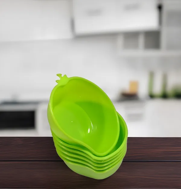 Green_Plastic_Mango_Bowls_Set_Of_6_In_Green_Color_-_Perfect_For_Individual_Serving_&_Small_Parties