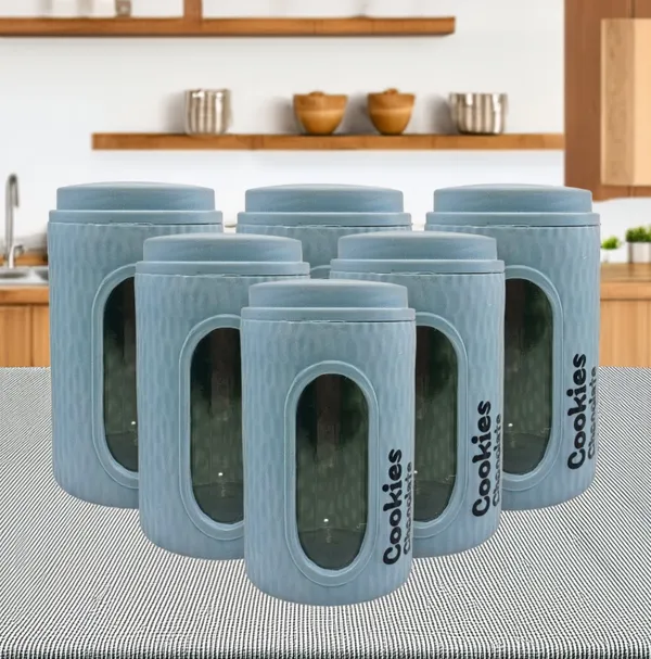 Inpro_Airtight_780_ml_Storage_Glass_Jar_(Pack_of_6)_with_Window_for_Pickles,_Tea_&_Coffee|_Glass_Jar_for_Spices_&_Snacks
