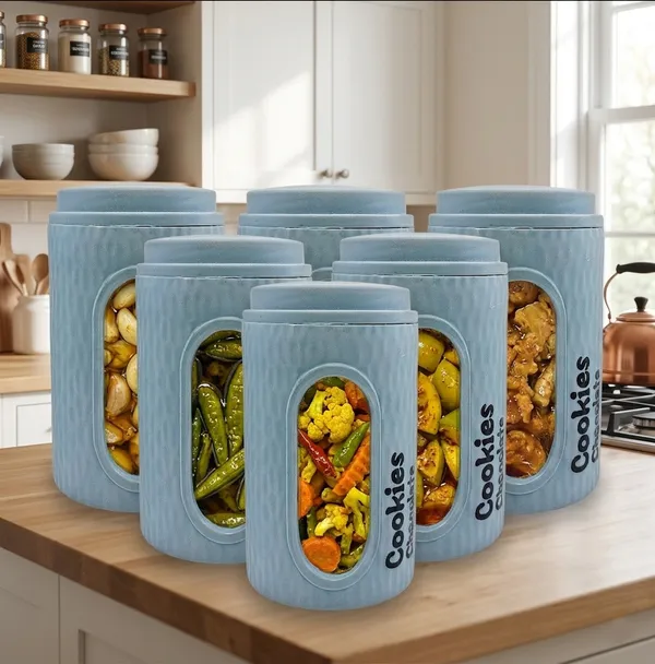 Inpro_Airtight_780_ml_Storage_Glass_Jar_(Pack_of_6)_with_Window_for_Pickles,_Tea_&_Coffee|_Glass_Jar_for_Spices_&_Snacks