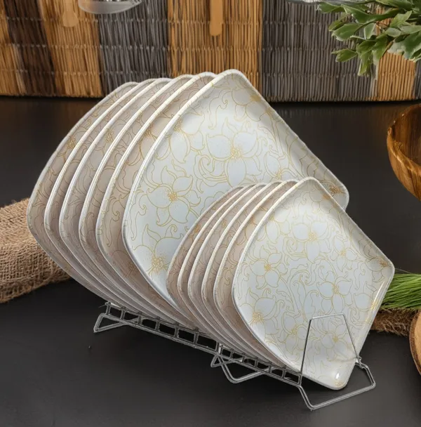Inpro_Designer_Melamine_Square_Dinner_Plates_6_Full_Plates_&_6_Half_Plates|_Strong_&_Perfect_for_Indian_Dining_|_melamine_plate_for_home_|_Durable,_Scratch-Resistant_&_Stylish_Dinnerware