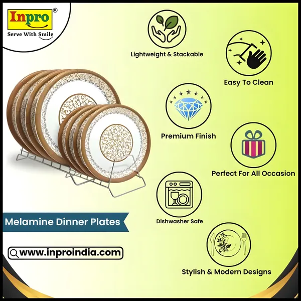 Multicolor_Round_Plates_Set_Of_12_(6_Full_Plate_&_6_Half_Plate)_-_Perfect_Dinner_Plates_Set_For_Snacks