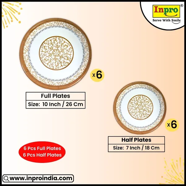 Multicolor_Round_Plates_Set_Of_12_(6_Full_Plate_&_6_Half_Plate)_-_Perfect_Dinner_Plates_Set_For_Snacks