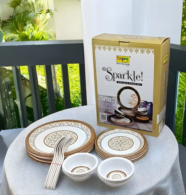 Multicolor_Stylish_24_Pcs_Melamine_Dinner_Set_Contains_6_Full_Plates,_6_Half_Plates,_6_Bowls_And_6_Spoons|_Perfect_For_Lunch,_Dinner_&_Special_Occasions