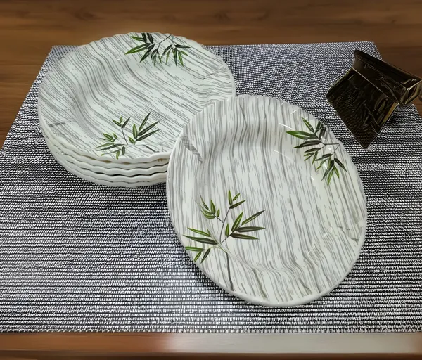 Multicolor_Melamine_Round_Half_Plates_Set_(Pack_Of_6)_-_Perfect_For_Serving_Snacks_And_Meals_For_6