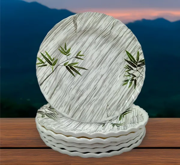 Multicolor_Melamine_Round_Half_Plates_Set_(Pack_Of_6)_-_Perfect_For_Serving_Snacks_And_Meals_For_6