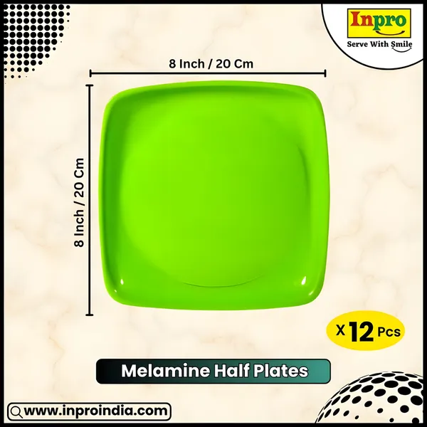 Green_12-Piece_Melamine_Square_Half_Plates_Set_-_Perfect_For_Snacks_And_Meals