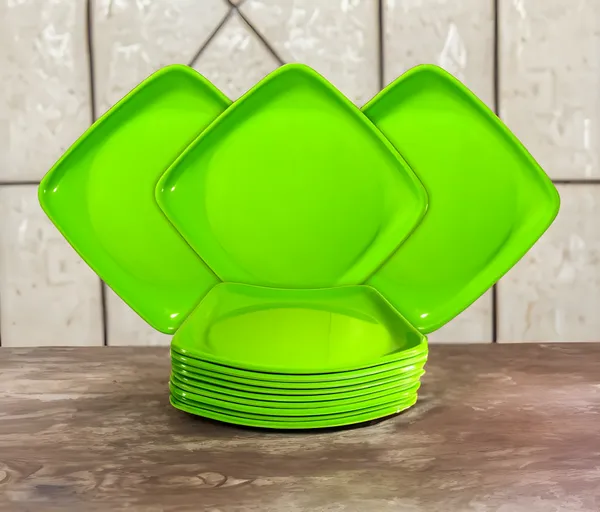 Green_12-Piece_Melamine_Square_Half_Plates_Set_-_Perfect_For_Snacks_And_Meals