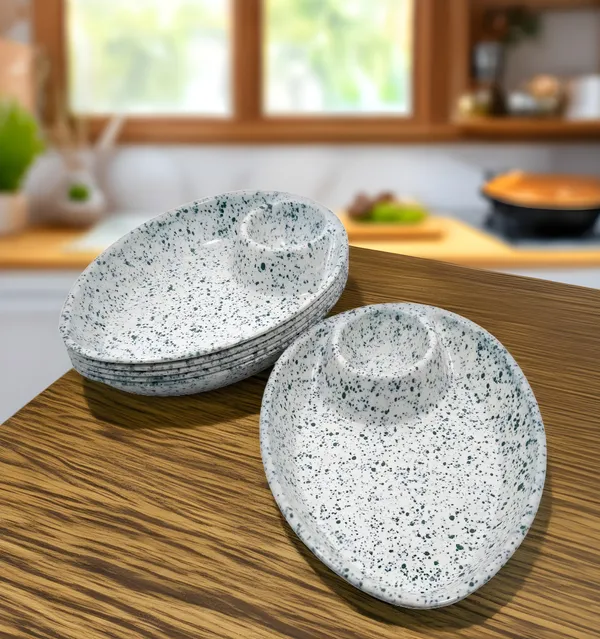 White_Melamine_Section_Snacks_Platters_Set_Of_6_-_Lightweight_&_Dishwasher_Safe,_Durable_Platters