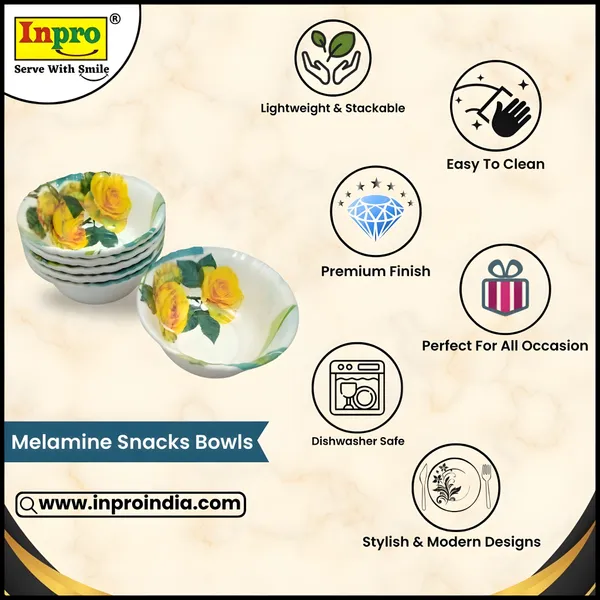 Multicolor_Printed_Melamine_Round_Bowls_Set_Of_12_-_Ideal_For_Serving_Meals_&_Snacks