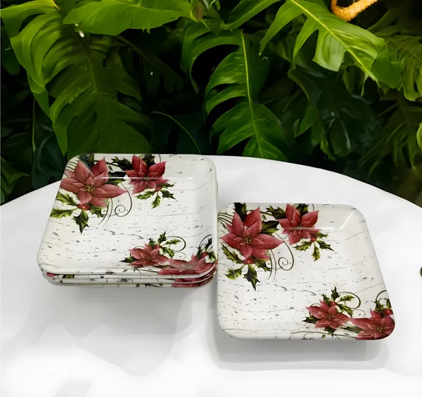 Multicolor_Melamine_Small_Square_Plate_Set_Of_6_-_Lightweight_&_Easy_To_Clean_Ideal_For_Snacks_And_Meals