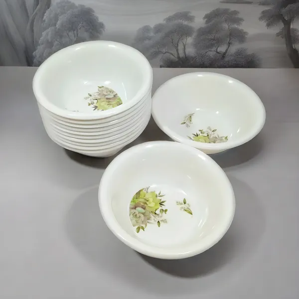 White_Good_Melamine_Bowls_Set_Of_12_-_Ideal_For_Serving_Meals_&_Snacks