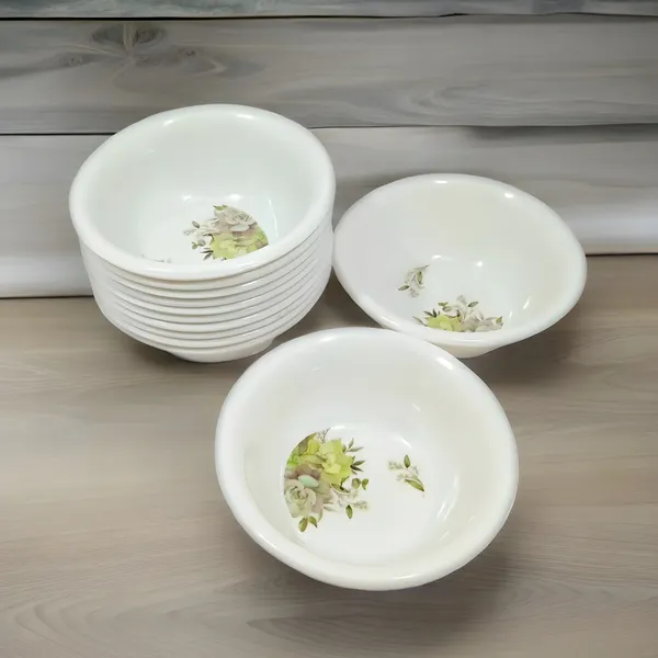 White_Good_Melamine_Bowls_Set_Of_12_-_Ideal_For_Serving_Meals_&_Snacks