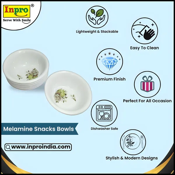 White_Good_Melamine_Bowls_Set_Of_12_-_Ideal_For_Serving_Meals_&_Snacks