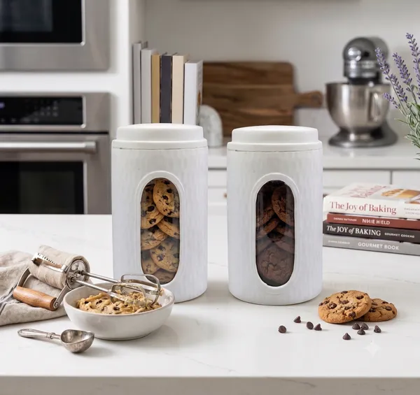 Inpro_780_ml_Glass_Storage_Jar__(Pack_of_2)__with_viewing_Window|_Airtight_Kitchen_Container_|_Glass_Jar_for_Pickles_&_Snacks
