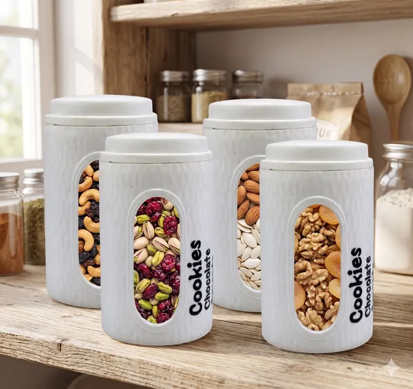 Inpro_Airtight_780_ml_Pickle_Glass_Jar_(Pack_of_4)_with_Small_Viewing_Window_|_Kitchen_Storage_Container_|_Glass_Jar_for_Spices_&_Snacks
