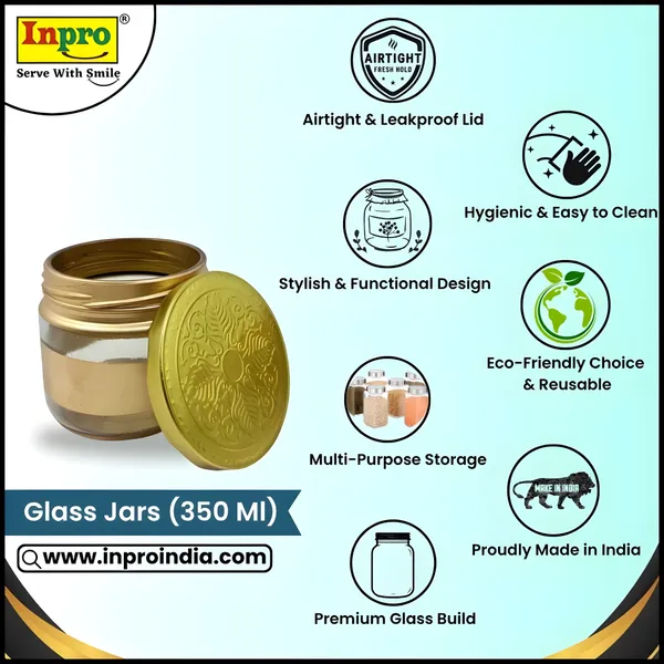 Golden_Golden_Lid_Glass_Jar_350Ml_(Pack_Of_6)_|_Reusable_Airtight_Jar_For_Dry_Fruits,_Spices,_Kitchen_Use