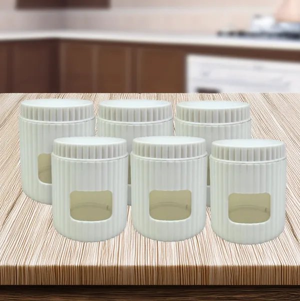 White__Pack_of_6-_Inpro_Premium_Glass_Container_with_Protective_PP_Cover_|_Airtight_Kitchen_Storage_|_500_Ml