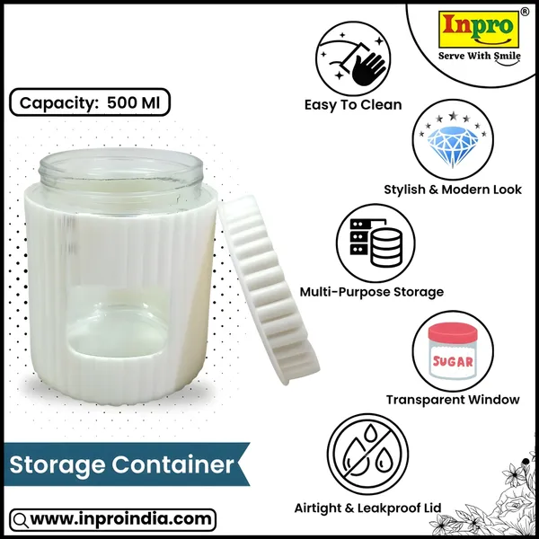 White__Pack_of_6-_Inpro_Premium_Glass_Container_with_Protective_PP_Cover_|_Airtight_Kitchen_Storage_|_500_Ml