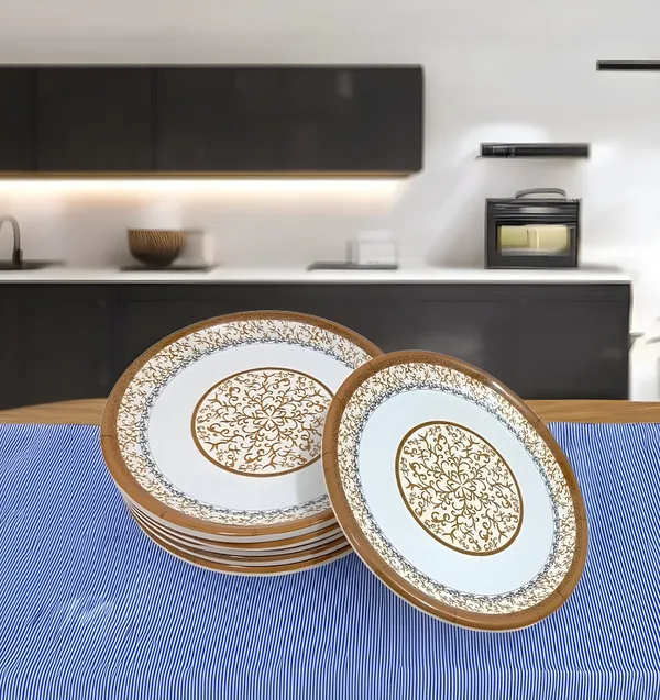 Multicolor_Stylish_Melamine_Round_Small_Snack_Plates_Set_Of_6-_Perfect_For_Serving_And_Kitchen_Utensils