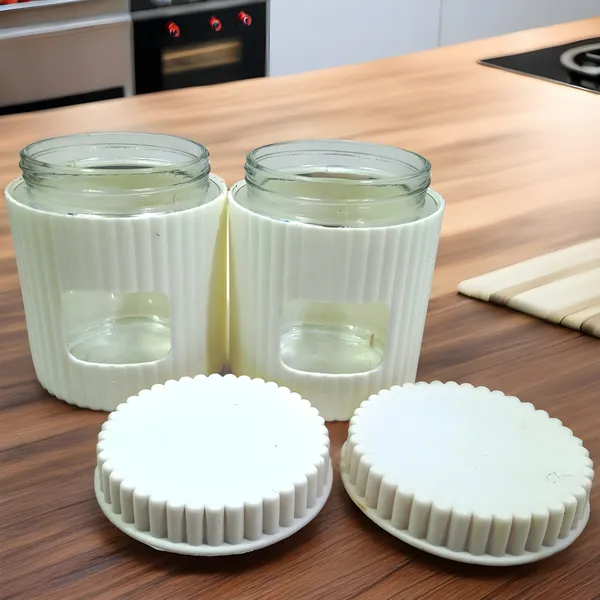 White_(Pack_Of_2)_Reusable_Glass_Jar_With_Polypropylene_Outer_Body_Durable,_Safe,_And_Stylish_Container_For_Spices,_Snacks,_And_More