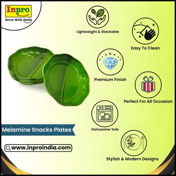 Green_12_Pcs_Melamine_Small_Round_Snacks_Plates_Set_-_Perfect_For_Kitchen_And_Dinnerware