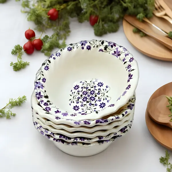 Multicolor_Melamine_Round_Bowls_Set_Of_6_-_For_Modern_Dining_|_Good_Quality_&_Scratch-Resistant