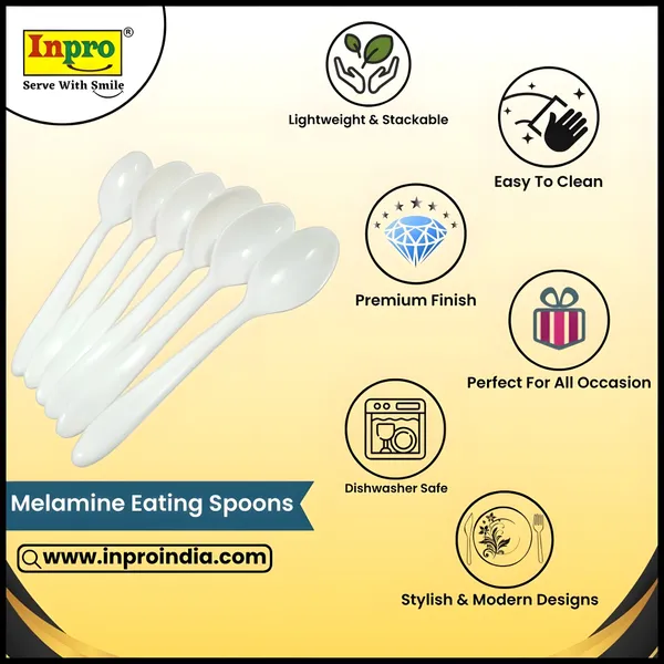White_Melamine_Eating_White_Spoons_Set_Of_12_|_Lightweight_Cutlery_For_Dining_&_Serving