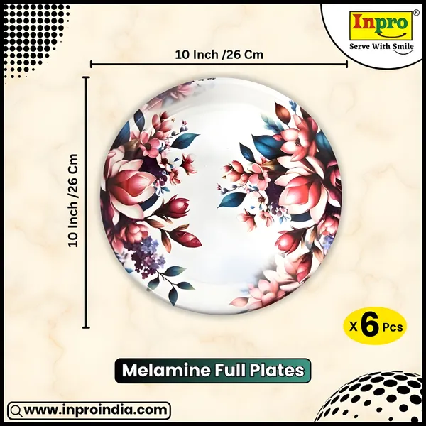 Multicolor_Stylish_Melamine_Round_Dinner_Plate_Set_Of_6_-_The_Perfect_Plates_Set_For_Your_Home