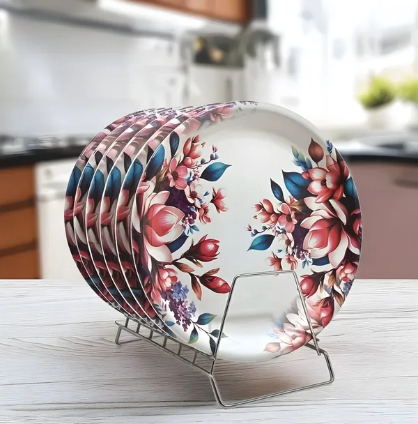 Multicolor_Stylish_Melamine_Round_Dinner_Plate_Set_Of_6_-_The_Perfect_Plates_Set_For_Your_Home